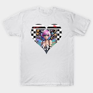 Goth Fairy Panda Girl T-Shirt